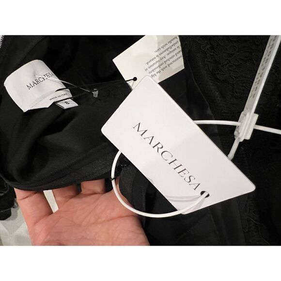 Marchesa 3/4 Sleeve A-Line Mini Day Dress size US8 - Picture 12 of 12